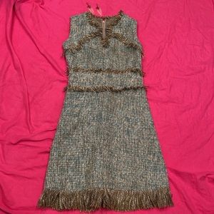 Tweed Tory Burch shift dress